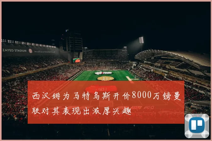 西汉姆为马特乌斯开价8000万镑曼联对其表现出浓厚兴趣